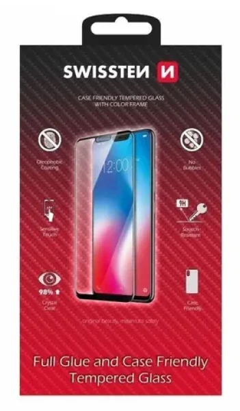 Swissten Ochranné sklo CASE FRIENDLY pre XIAOMI 17 5G čierna (54501887)