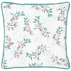 GREEN GATE Prešívaný podsedák Julani White 40 × 40 cm