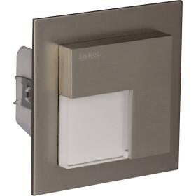 Zamel 07-221-22 Timo LED vstavané nástenné svietidlo LED pevne zabudované LED osvetlenie 0.42 W oceľová; 07-221-22