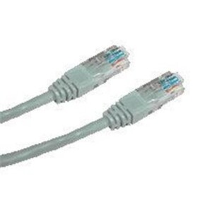 DATACOM Patch kábel 1m / UTP / CAT5E / RJ45 / šedý (50271001)