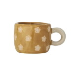 Bloomingville Hrnček na espresso Nini Flowers Brown 110 ml