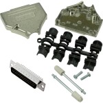 MH Connectors MHDTZK25HD44MS-K sada D-SUB kolíkové lišty 180 ° Pólov: 25 spájkovaný 1 ks; MHDTZK25HD44MS-K