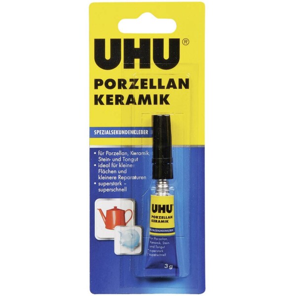 UHU PORZELLAN/KERAMIK opravné lepidlo 47695 3 g; 47695