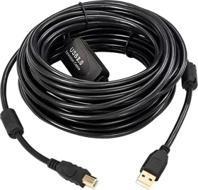 MicroConnect Aktívny kábel USB-A (M) - USB-B (M) 15 m čierna / Kábel / USB 2.0 / 480 Mbit/s (USBAB15B-ACTIVE)