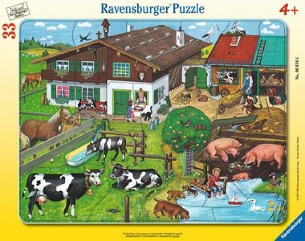 Ravensburger Rodiny zvieratiek na farme