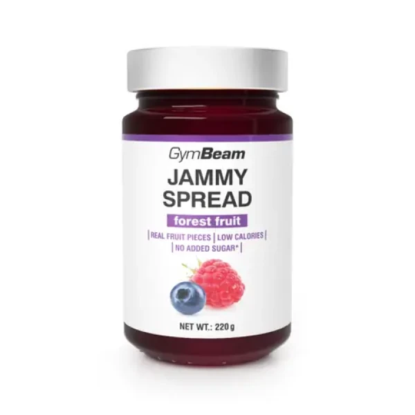 Jammy Spread - GymBeam (lesné ovocie, 220 g) (29854-3-220g-forest-fruit)