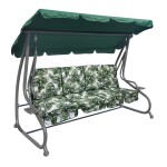 Mamido Záhradná hojdačka XXL s motívom lístia