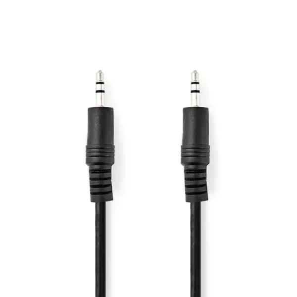 Nedis Stereo Audio kábel jack 3.5 mm (M) - jack 3.5 mm (M) 0.50 m čierna (CAGT22000BK05)