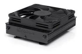 Noctua NH-L9A-AM5 chromax.black čierna / Low-profile CPU chladič / 92 mm PWM / AMD AM5 / TDP 61 W (NH-L9a-AM5 ch.bk)