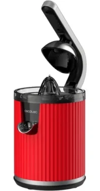 Cecotec Xqueeze Retro Juice 600 červená / Odšťavovač na citrusy / 600 W / nerezový filter (3899)