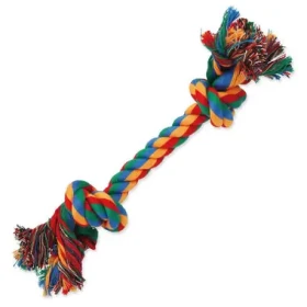 Dog Fantasy Hračka - uzol bavlnený farebný 2 knôty 25cm (124-10112)