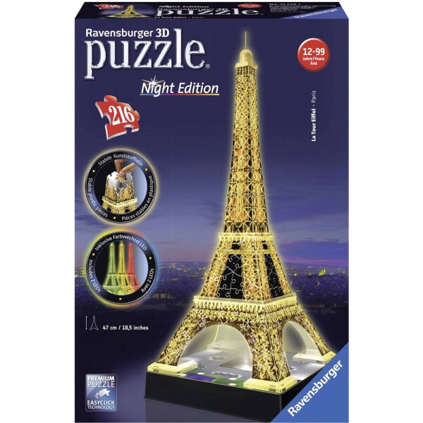 Ravensburger 3D puzzle Eiffelova veža