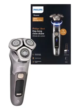 Philips i9000 Prestige Ultra XP9402/31 sivá / Holiaci strojček / SkinIQ Pro / mokré a suché holenie / 60 min prevádzka (XP9402/31)