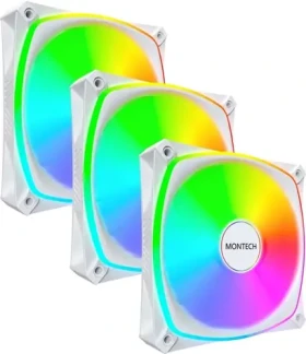 Montech AX120 PRO 3ks / Ventilátor / 120 mm (AX120 PRO (W) 3 in 1)