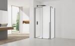 Sprchovací kút obdĺžnik 110x90 cm SAT Xmotion PVD Gun metal SATBWIXM110S90GM