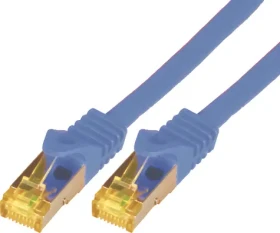 Mcab Cat7 SFTP 5 m modrá / Patch kábel / RJ45 / LSZH / 10 Gbit/s (3783)