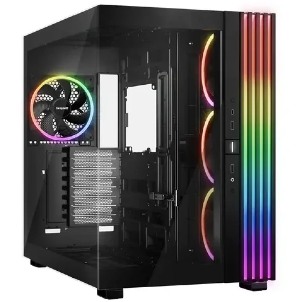 Be quiet! Light Base 900 FX čierna / E-ATX / 2x USB-A 3.1 / 1x USB-C / 4X 140mm / bez zdroja / priehľadná bočnica (BGW71)