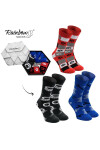 Duhové Rainbow Socks Ponožky Pro automobilového fanouška 3 Párů 41-46