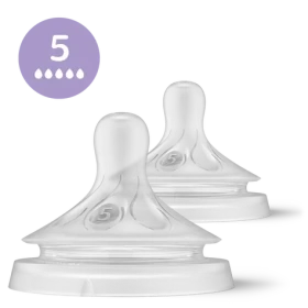 Philips AVENT SCY965/02 / Cumlík Natural Response / prietok 5 / 6m + / 2 ks (SCY965/02)