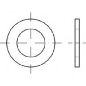 Podložka ocel 5000 ks TOOLCRAFT TO-5433789; TO-5433789