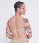 Dámske nohavičky GO Ribbed R Bralette - GRAY - St. béžová M013 - SLOGGI GRAY S