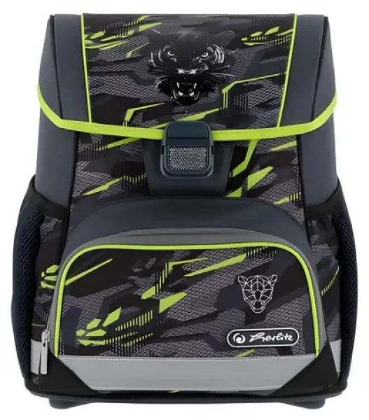 HERLITZ Školská aktovka Loop PLUS Wild Panther / 17 l / bočné a predné vrecko / reflexné prvky (400205562)