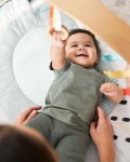 SKIP HOP Deka na hranie s drevenou hrazdičkou Discoverosity Montessori 0m+