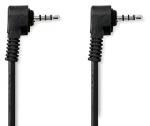 Nedis audio video kábel jack 3,5 mm - jack 3,5 mm čierny / Audio video kábel / poniklované konektory / 2 m (CVGL22000BK20)