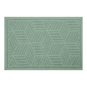 Spirella CUBO bazalková / Kúpeľňová predložka / bavlna / 50 x 80 cm / protišmyková