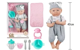 TEDDIES Bábika bábätko s doplnkami 40 cm
