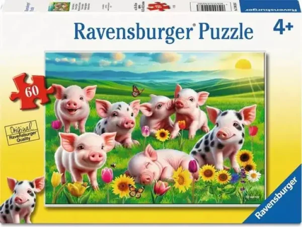 Ravensburger 120042563 Puzzle Rozkošná prasiatka