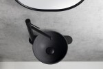 SAPHO - MINOR betónové umývadlo na dosku, priemer 26cm, antracit mat MR26016