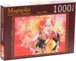 MAGNOLIA Puzzle Červená slivka