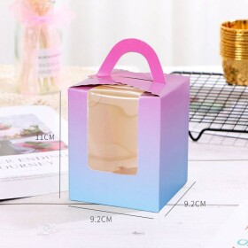 Krabička na cupcakes 100 ks dúhové Unicorn - Cakesicq - Cakesicq