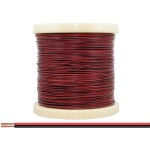 Donau Elektronik 218-500 opletenie / lanko 2 x 0.14 mm² červená/čierna 500 m; 218-500