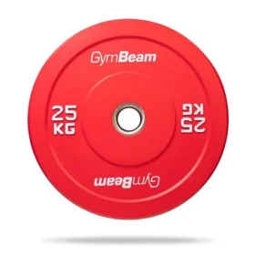 Gumový kotúč Bumper 51 mm - GymBeam (červená) (105655-5-25kg)
