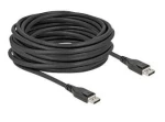 DeLock Kábel DisplayPort 1.4 (M) - DisplayPort 1.4 (M) 10 m aktívny / Kábel / DisplayPort 1.4 / 8K / 60 Hz (85502)