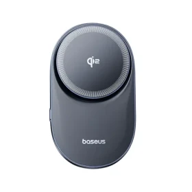 Baseus PrimeTrip VC1 Pre čierna / Držiak do auta s bezdrôtovým nabíjaním / Qi2 / 15W / do ventilačnej mriežky / USB-C (C40169009123-00)