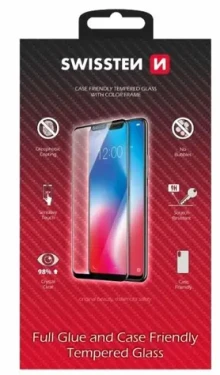 Swissten FULL GLUE COLOR FRAME CASE FRIENDLY sklo pre XIAOMI REDMI A3 čierna (54501863)