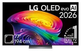 77" LG OLED77C61LA čierna / Televízia / 4K OLED evo / SMART TV (OLED77C61LA.AEU)