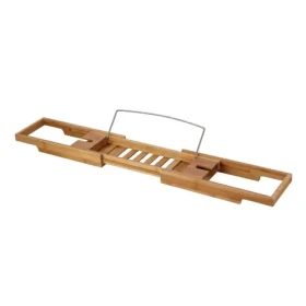 MSV podnos do vane bambusový s nastaviteľnou dĺžkou / 70 cm - 91.5 cm (3700703994213)