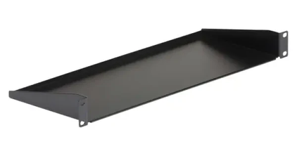 StarTech Rack polica 1U čierna / Rack polica / 481×177×45 mm / nosnosť 15 kg / oceľ (CABSHELF1U)