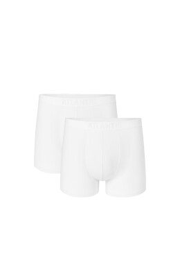 Pánske bambusové boxerky ATLANTIC 2Pack biele