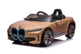 Mamido Elektrické autíčko BMW I4 Zlaté 4x4