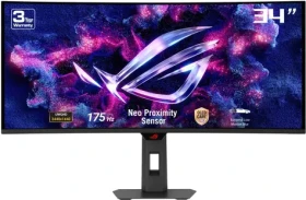 34" Asus XG34WCDG čierna / VA / 3440 x 1440 / 21:9 / 0.03ms / 1500000:1 / 250cd-m2 / DP+HDMI+USB-C / VESA (90LM0B70-B01171)