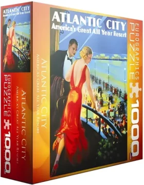 EUROGRAPHICS Puzzle Plagát: Atlantic City