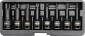 YATO YT-1065 / Sada rázových nástavcov 8 ks / T30-T80 torx / CrMo (YT-1065)