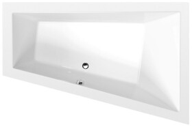 POLYSAN - TRIANGL R asymetrická vaňa 180x120x50cm, biela 20611