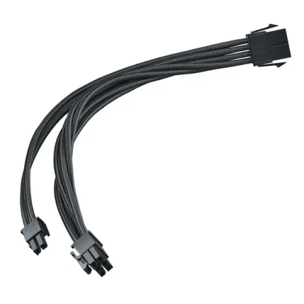 Silverstone Predlžovací kábel 8-Pin-PCIe na 6+2-Pin-PCIe - 250mm čierna (SST-PP07E-PCIB)