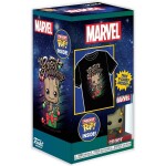 Funko Pocket POP! & Tee: Marvel: GOTG- Holiday Groot S (detské)